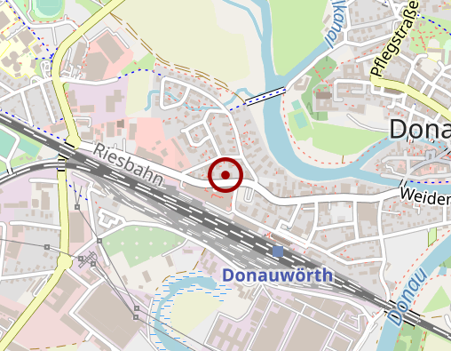 Karte: Diakoniestation Donauwörth