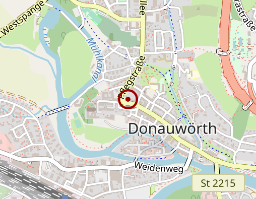 Karte: Caritasverband Donau-Ries - Alltagsbegleitung