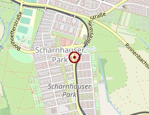 Karte: Praxis Scharnhauser Park Gaby Wossner HP Psychotherapie Ergotherapie