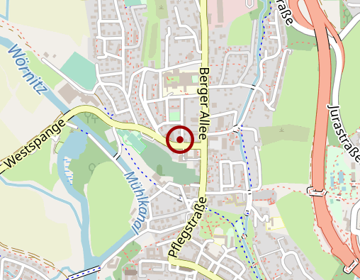 Karte: STIFTUNG BEHINDERTENWERK ST. JOHANNES Wohngruppen