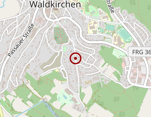 Karte: Bayerisches Rotes Kreuz - Häusliche Pflege Waldkirchen