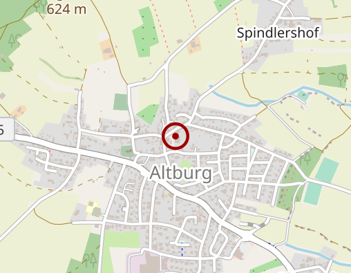 Karte: Physiopraxis Calw-Altburg V. Sponagel