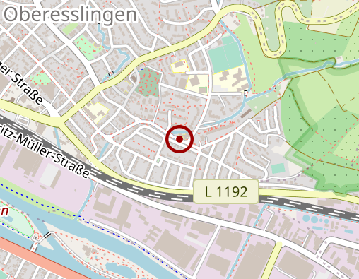 Karte: Städt. Pflegeheime Esslingen Tagespflege Oberesslingen