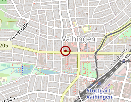 Karte: Paritätisches Mehrgenerationenzentrum Stuttgart-Vaihingen Pflegeheim