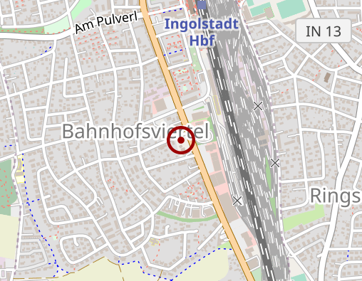 Karte: HNO-ZENTRUM INGOLSTADT