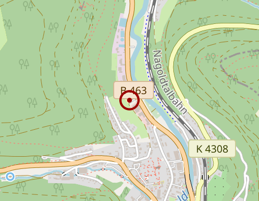 Karte: Haus Nagoldtal Alexandra Patzelt Alten- und Pflegeheim