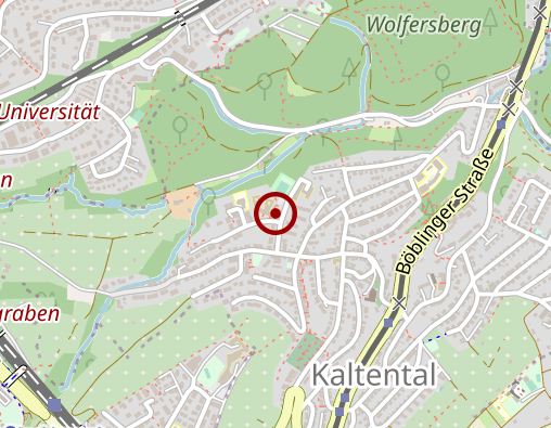 Karte: Evangelische Gesellschaft Stuttgart e.V. Gradmann Haus Zentrum für Demenzkranke