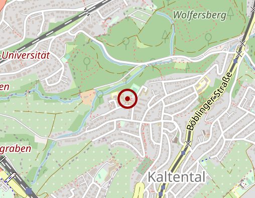 Karte: Ev. Gesellschaft Stuttgart Gradmann Haus Tagespflege