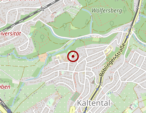 Karte: Wichernhaus Evangelische Gesellschaft Stuttgart e.V. Alten- und Pflegeheim