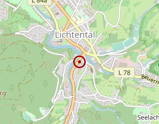 Karte: Klinikum Mittelbaden Lichtental Theresienheim Alten- u. Pflegeheim