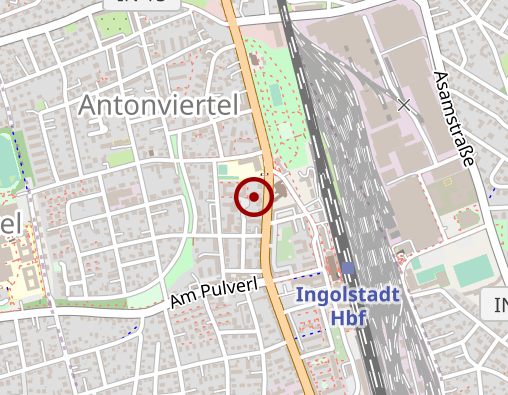 Karte: Caritas-Sozialstation Ingolstadt e. V.