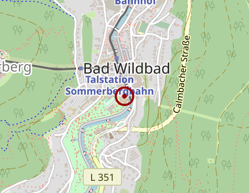 Karte: Neurologisches Rehabilitationszentrum Quellenhof in Bad Wildbad GmbH