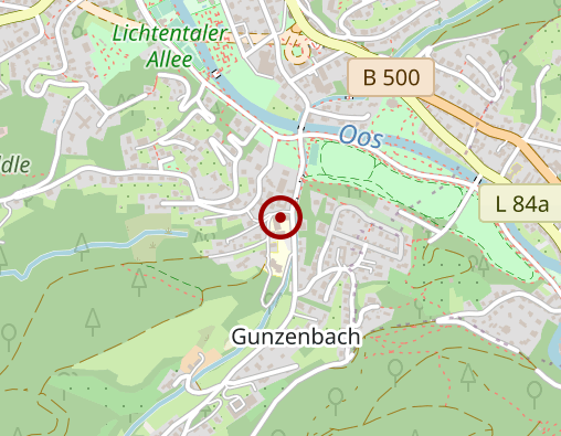 Karte: MEDIAN Klinik Gunzenbachhof Baden-Baden