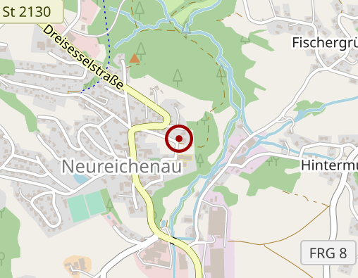 Karte: Rosenium ambulante Pflege GmbH Bereich Neureichenau