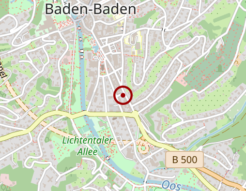 Karte: Baden-Badener Schlüsseldienst Maier e.K.