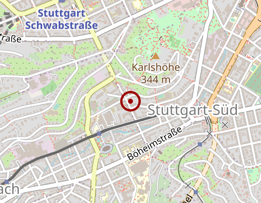 Karte: Arbeiter-Samariter-Bund, Wohnpark Adlerstr.