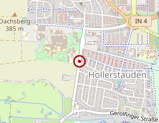 Karte: Schulen am Berufsbildungszentrum Gesundheit Krankenpflege u. -hilfe, Physiotherapie, Ergotherapie,Hebammen, Logopädie, med.techn. Lab.Ass., operationstechn. Ass.