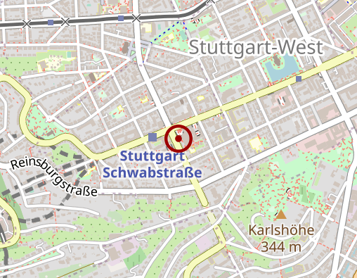 Karte: West Schuh und Schlüsselsofortdienst Schlüsseldienst