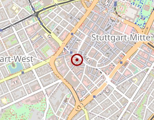 Karte: Apotheke am Rotebühlplatz