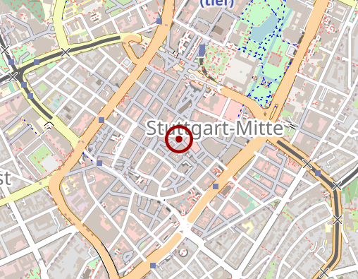 Karte: Städtischer Bestattungsdienst der Stadt Stuttgart