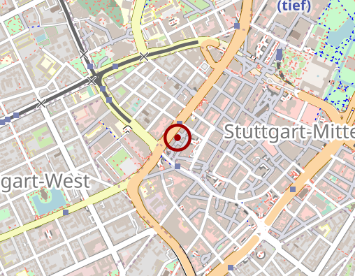 Karte: Physiotherm Beratungscenter Stuttgart