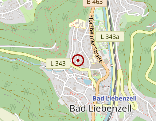 Karte: Diakoniestation Bad Liebenzell