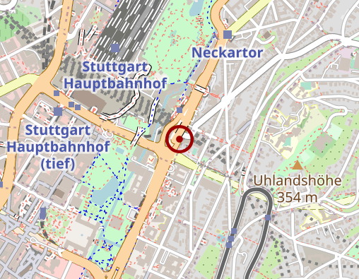 Karte: Psychologische BeratungsstelleGebäude K1