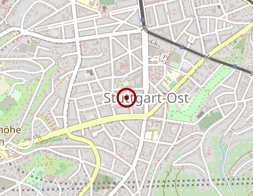 Karte: BruderhausDiakonie Stiftung Gustav Werner und Haus am Berg Karl-Olga-Altenpflege Pflegeheim