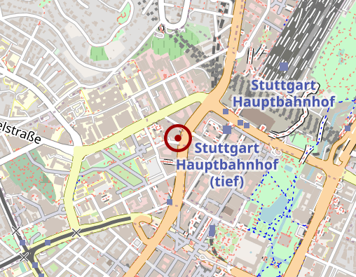 Karte: Alzheimer Gesellschaft Baden Württemberg e. v.