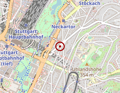 Karte: Psychoanalytische Ambulanz Institut der DPV