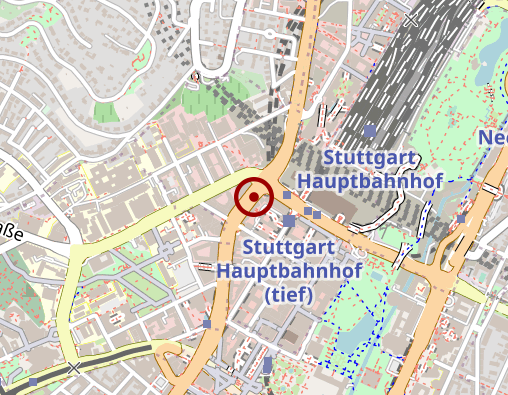 Karte: Pflegedienst Hemby - Stuttgart