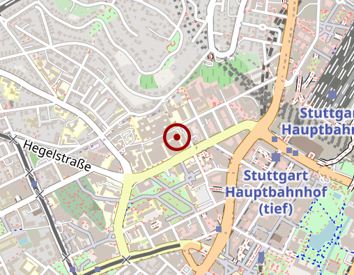 Karte: Klinikum Stuttgart - Gemeinnützige Kommunalanstalt öffentlichen Rechts