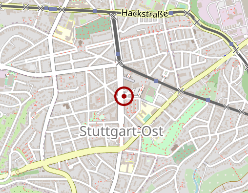 Karte: Betreuungsgruppe für Demenzkranke - Ost