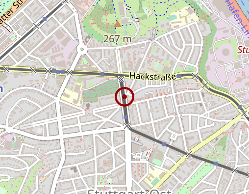 Karte: Schlüsseldienst Stuttgart Ost