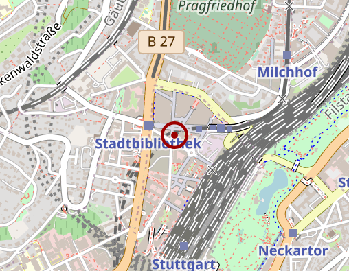 Karte: Gesundhaus-Apotheke im Milaneo