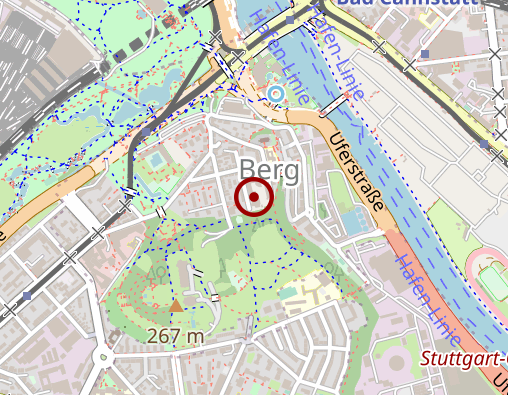 Karte: Landeshauptstadt Stuttgart Alten- und Pflegeheim Parkheim Berg