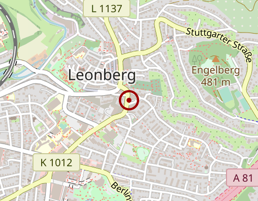 Karte: Zip - Ambulante Pflegedienste Leonberg KG