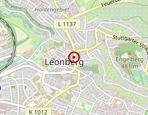 Karte: Adler Schlüsseldienst Leonberg