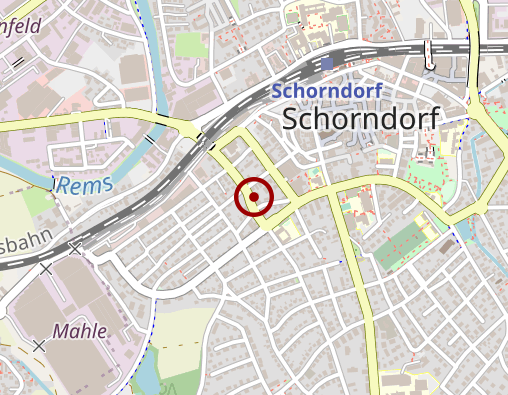 Karte: Reha Schorndorf