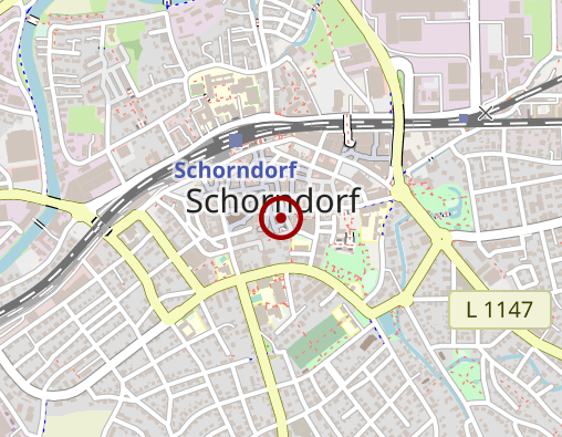 Karte: Gaupp sche Apotheke