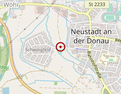 Karte: Rotes Kreuz, BRK-Bereitschaftsheim