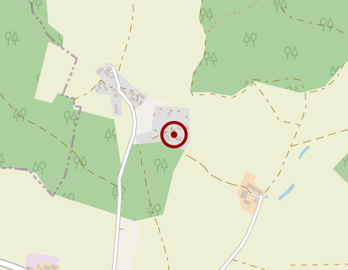 Karte: Waldfriedhof für Tiere