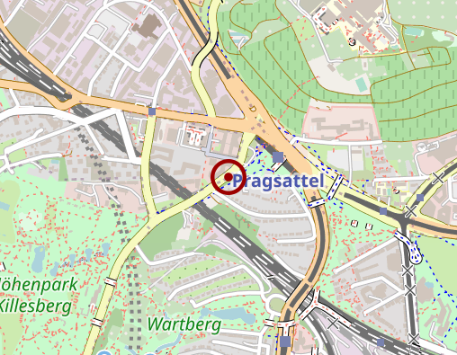 Karte: GCOM Hamburg German College of Osteopathic Medicine