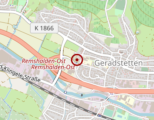 Karte: Pflegeheim An den Weinbergen Remshalden