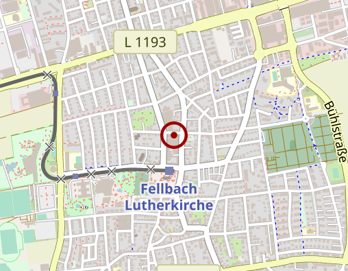 Karte: Demenzbetreuungsgruppe 2 Fellbach