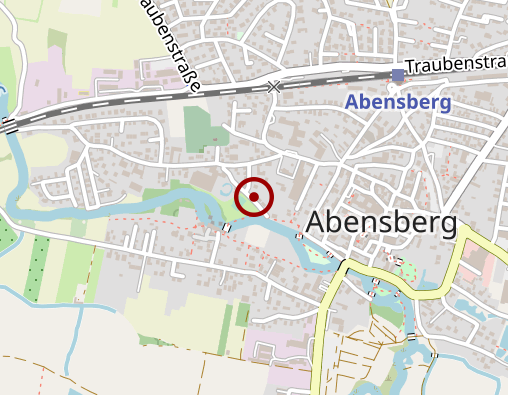 Karte: Rotes Kreuz Rettungsdienst u. BRK-Bereitschaftsheim