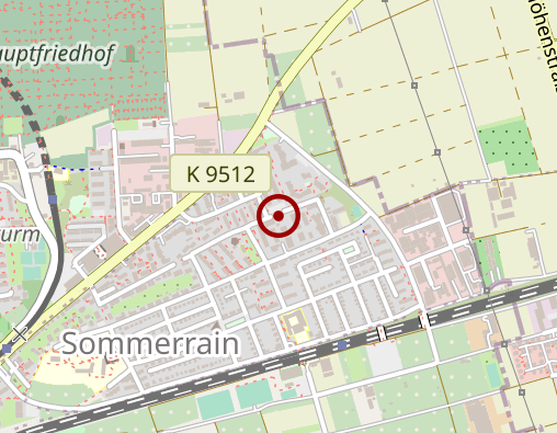 Karte: DRK Seniorenzentrum Haus im Sommerrain Gerontopsych. Bereich