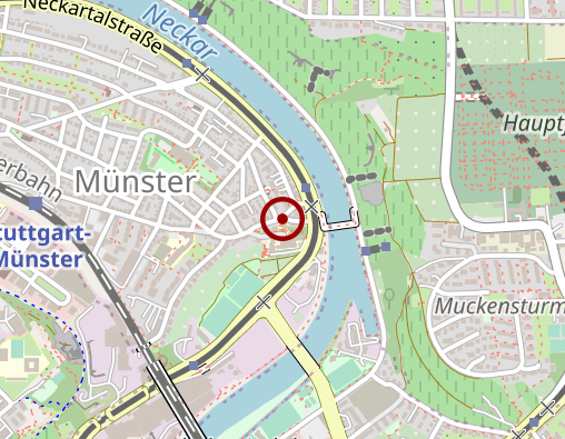 Karte: Dienste für Menschen gGmbH Pflegezentrum Stuttgart-Münster