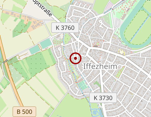 Karte: Sozialstation Rastatt/Betreuungsgruppe Iffezheim Montaggruppe