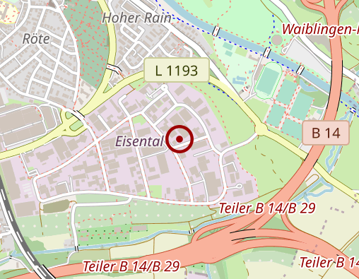 Karte: Hofmeister Paul Bestattungsinstitut GmbH